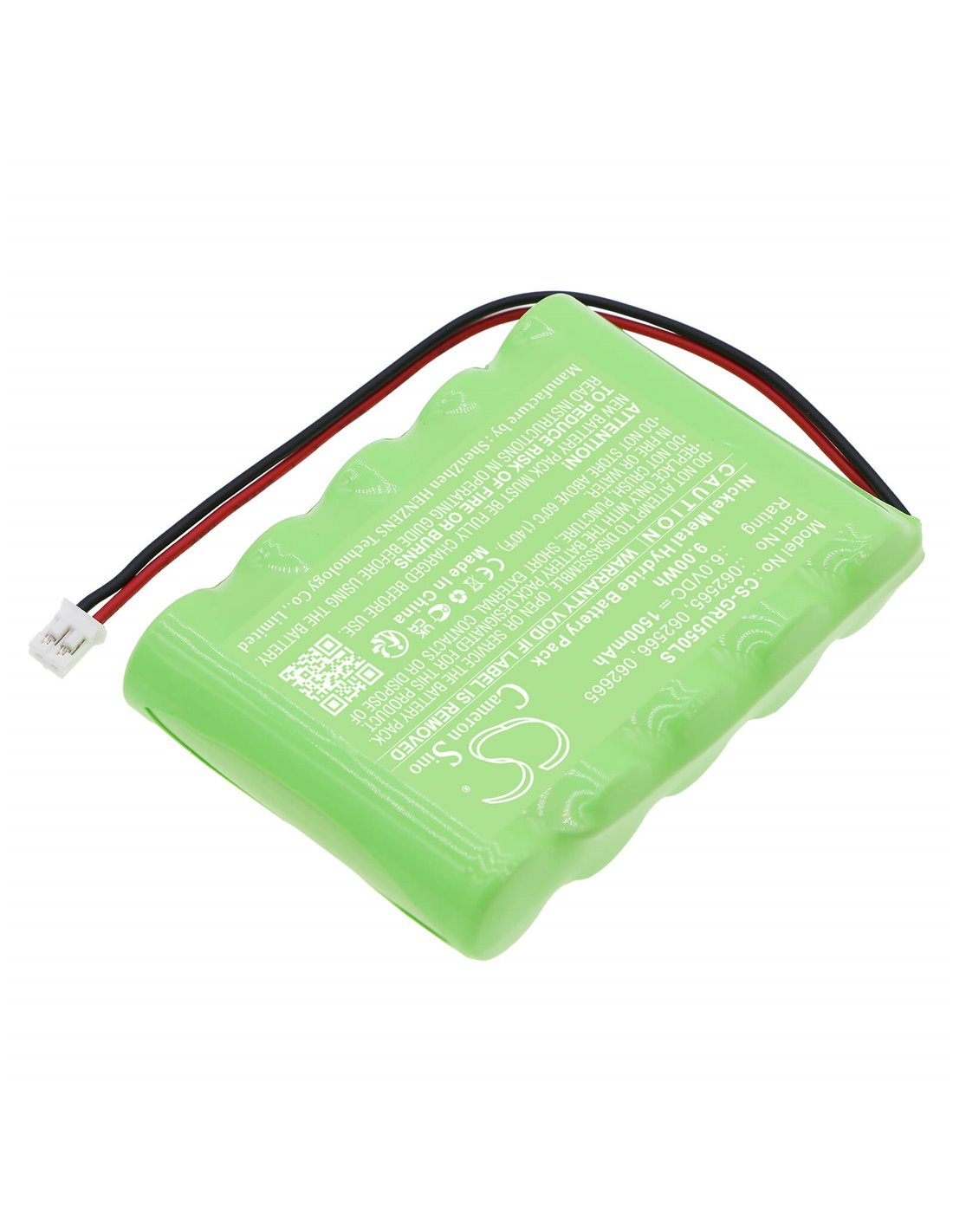 6.0V, Ni-MH, 1500mAh, Battery fits Legrand, Baes Addressable, Sati Connected, 9.00Wh