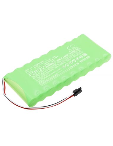 12.0V, Ni-MH, 3600mAh, Battery fits Diebold, Accuvote-tsx, Touch Screen Voting Machines, 43.20Wh