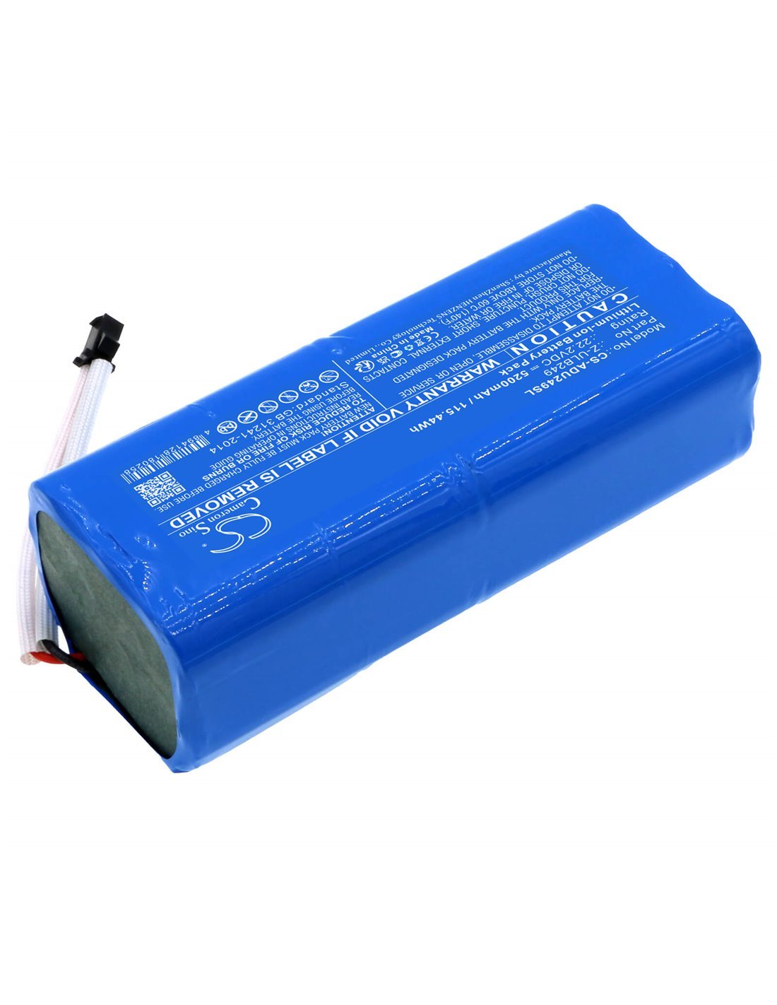 22.2V, Li-ion, 5200mAh, Battery fits American Dj, Ultra Go Par7x, 115.44Wh
