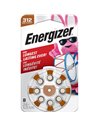 Size 312 Energizer Hearing Aid Battery eight on a card