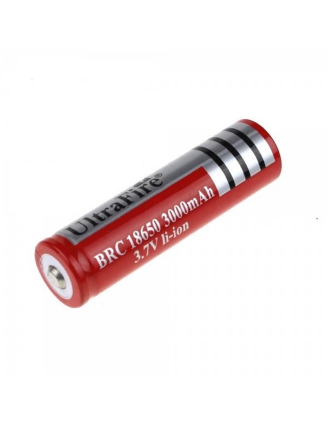 18650 Rechargeable BRC Lithium Battery With Protection Board, UltraFire 3000mAh 3.7V