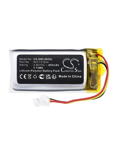 3.7V, Li-Polymer, 450mAh , Battery fits Sony Linkbuds S Charging Case, Wf-ls900n Charging Case, 1.67Wh