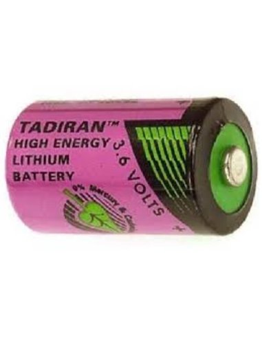 Tadiran Battery Model TL-5101/S 1/2 AA 3.6V, 950 mAh - 3.42Wh