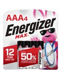 Energizer Max AAA E92 Alkaline Battery - Non Rechargeable