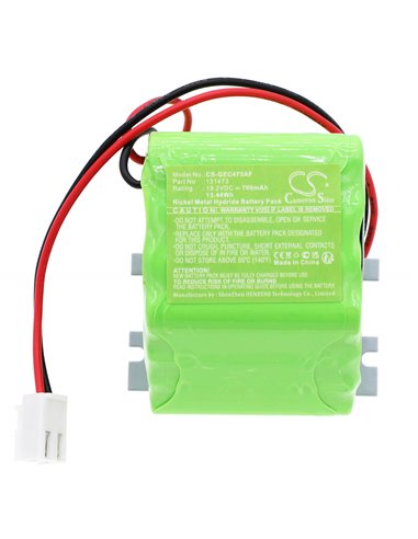 19.2V, Ni-MH, 700mAh, Battery fits Geze, Ecturn, 13.44Wh