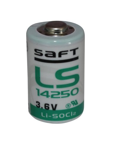 Saft ls14250, 1/2 AA 1200mah 3.6V lithium battery