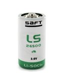Saft LS-26500, LS26500 3.6V C Size Lithium Battery (ER26500) 3.6V - Non Rechargeable