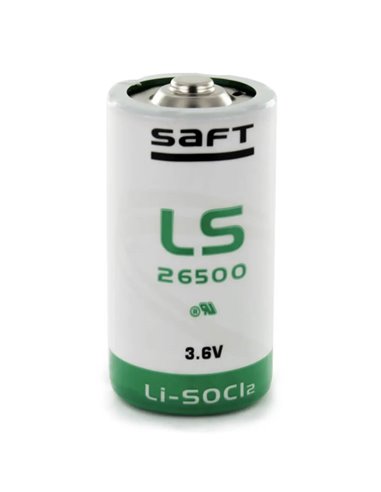 Saft LS-26500, LS26500 3.6V C Size Lithium Battery (ER26500) 3.6V - Non Rechargeable