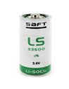Saft ls33600, D size battery 3.6V 17000mah