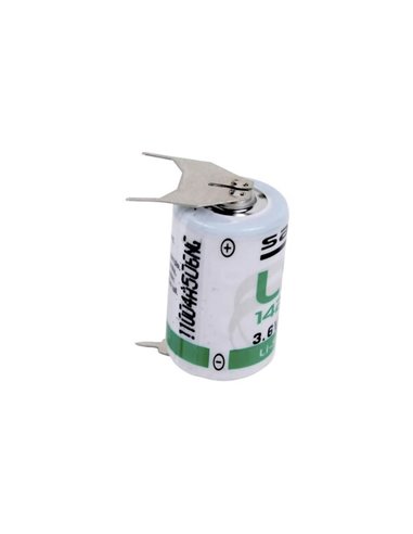 Saft LS14250 1/2AA PC Pin Dual-Positive & Single-Negative Terminal Battery