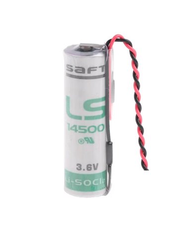 Saft ls14500 with 3 inch flyleads, AA lithium battery 3.6V 2600mah