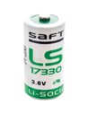 Saft Ls17330, Ls-17330 Lithium Battery, 2/3 A 3.6v, 2100mah