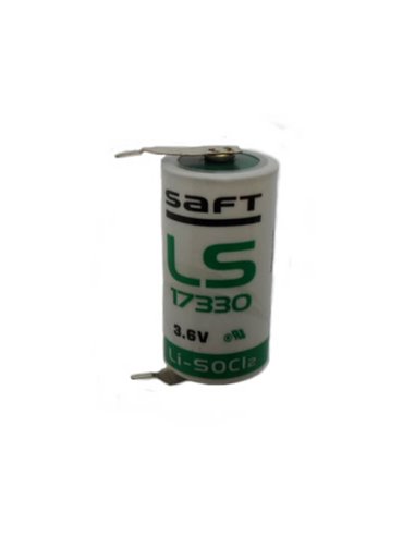 Saft LS17330, 2/3 A 3.6V 2100mAh Battery with single PC Pins