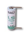 Saft LS17500 A-Size 3.6V 3600mAh Uni Directional Tabs Battery