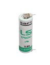 3.6V 3600mAh A-Size Saft LS17500 Battery with single PC Pins