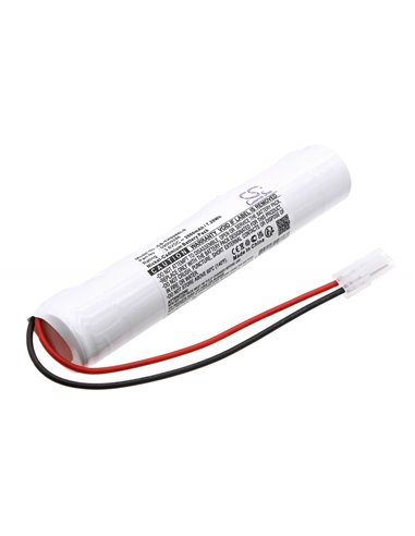 3.6V, Ni-CD, 2000mAh, Battery fits Thorn Voyager, Solid E3, Solid E3t, 7.20Wh