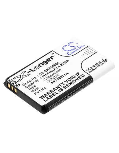 3.7V, Li-ion, 1100mAh, Battery fits Sony, Ezw-rt10, S-air Wireless Transceiver, 4.07Wh