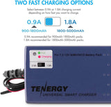 Tenergy Smart Battery Charger for NiMH/NiCd 7.2V-12V 6S-10S Battery Packs Charger/Adapter Tenergy