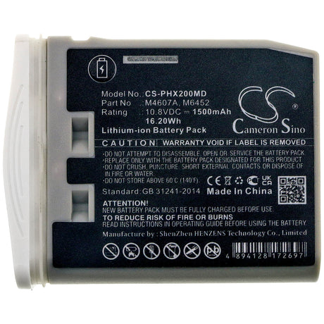 10.8V, Li-ion, 2600mAh, Medical battery fits Philips, 989803148701, Intellivue Mp2, Intellivue Mp2 M8102a Patient, 28.08Wh Medical Cameron Sino Technology Limited (Medical)