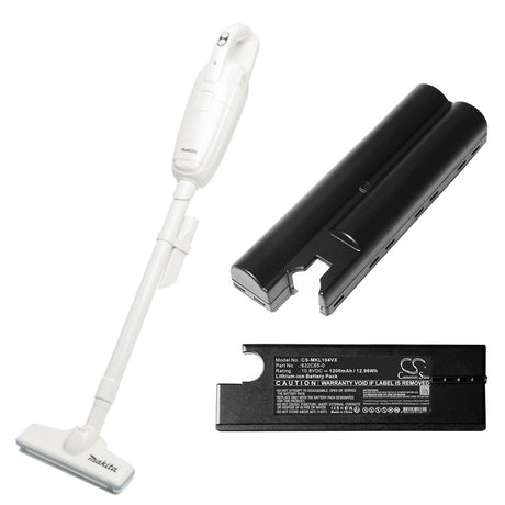 10.8V, Li-ion, 1200mAh, Vacuum battery fits Makita, Cl104d Cordless Cleaner, 12.96Wh Vacuum Cameron Sino Technology Limited