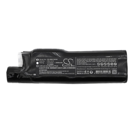 10.8V, Li-ion, 2000mAh, Vacuum Battery fits Iris Ohyama, Cohc-1300g, Dkc-sldc1, 21.60Wh Vacuum Cameron Sino Technology Limited