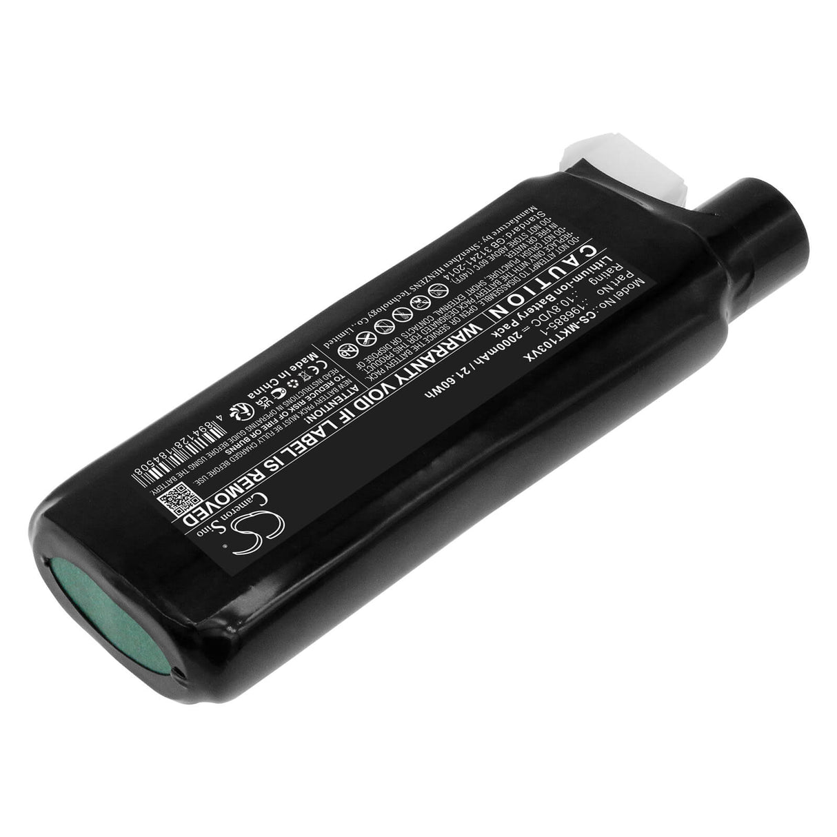 10.8V, Li-ion, 2000mAh, Vacuum battery fits Makita, Cl103d, Cl103dw, Cl103dx, 21.60Wh Vacuum Cameron Sino Technology Limited