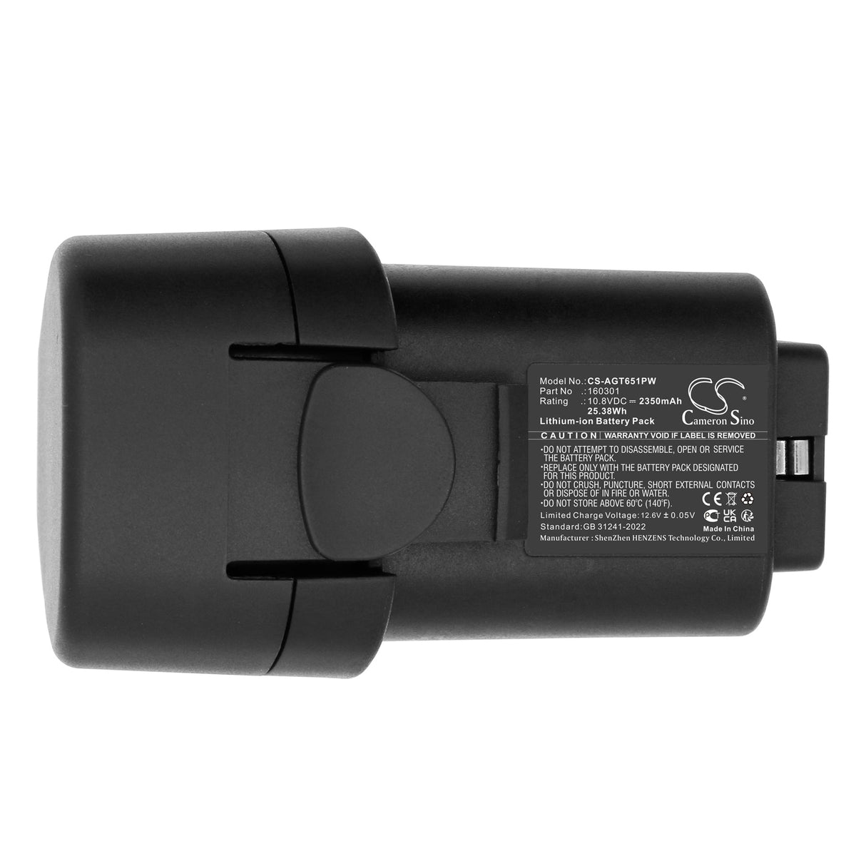 10.8V, Li-ion, 2350mAh, Shaver battery fits Aesculap, Gt651, 25.38Wh Shaver Cameron Sino Technology Limited