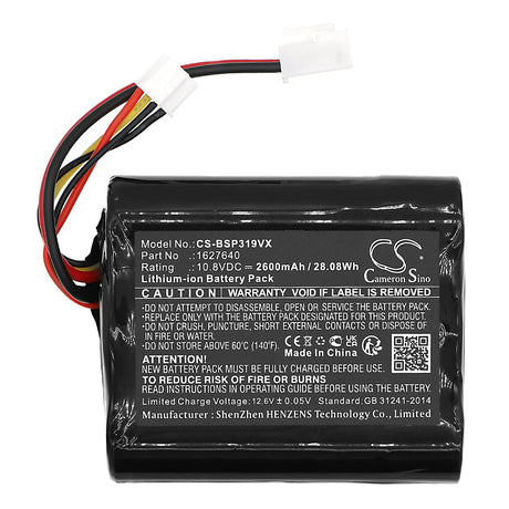 10.8V, Li-ion, 2600mAh, Vacuum Battery fits Bissell, 3061+, 3190+, 28.08Wh Vacuum Cameron Sino Technology Limited