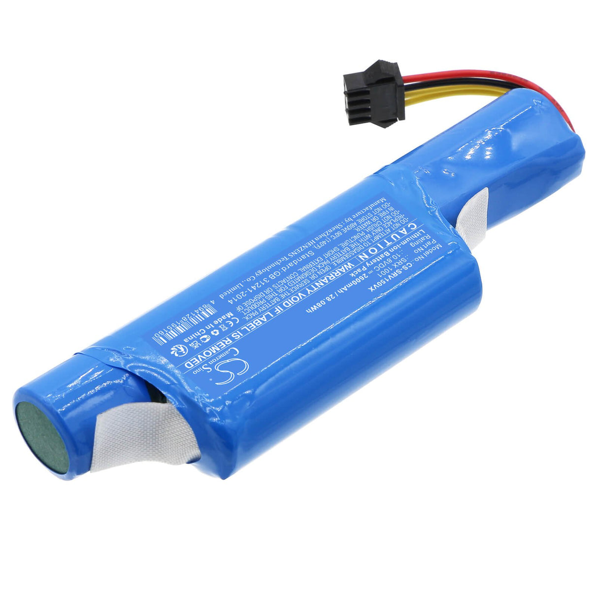 10.8V, Li-ion, 2600mAh, Vacuum battery fits Vileda, Redmond, Rv-r150, Rv-r151, Vr201 Petpro, 28.08Wh Vacuum Cameron Sino Technology Limited
