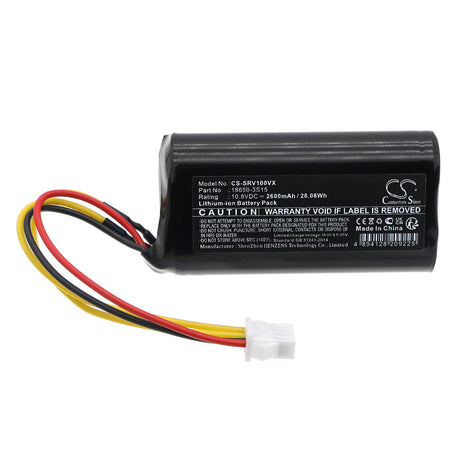 10.8V, Li-ion, 2600mAh, Vacuum battery fits Sencor, Srv 1000, Srv 1000sl, 28.08Wh Vacuum Cameron Sino Technology Limited