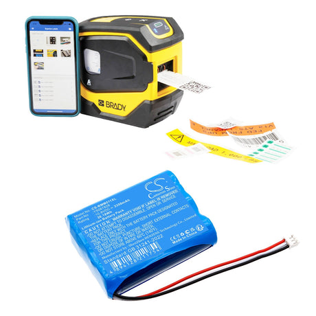 10.8V, Li-ion, 3350mAh, Portable Printer battery fits Brady, M511, 36.18Wh Portable Printer Cameron Sino Technology Limited