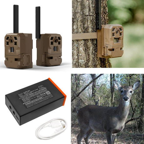 10,8V, Li-ion, 5000mAh, batterie Sports & Extérieur convient à Moultrie, Edge, Edge 2, 54,0Wh Sports & Extérieur Cameron Sino Technology Limited