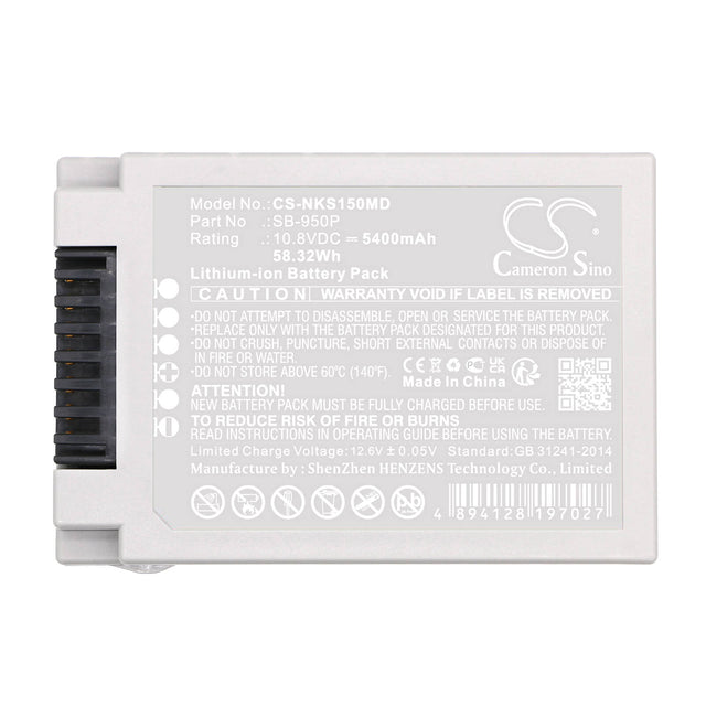 10.8v, Li-ion, 5400mah, Medical Battery Fits Nihon Kohden, Lifescope G5 Csm-1501, 58.32wh Medical Cameron Sino Technology Limited (Medical)