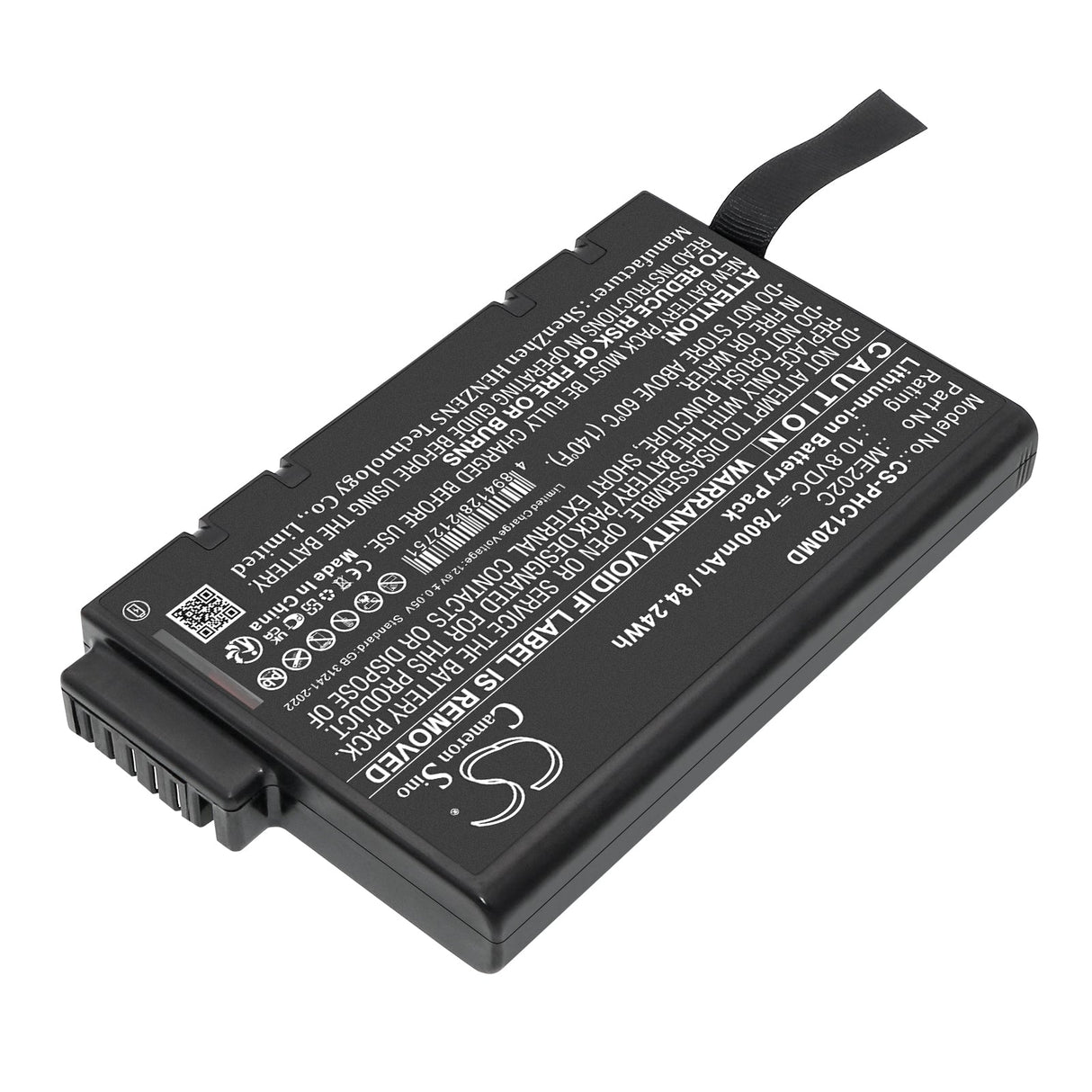 10.8V, Li-ion, 7800mAh, Medical battery fits Philips, Efficia Cm10, Efficia Cm12, 84.24Wh Medical Cameron Sino Technology Limited (Medical)