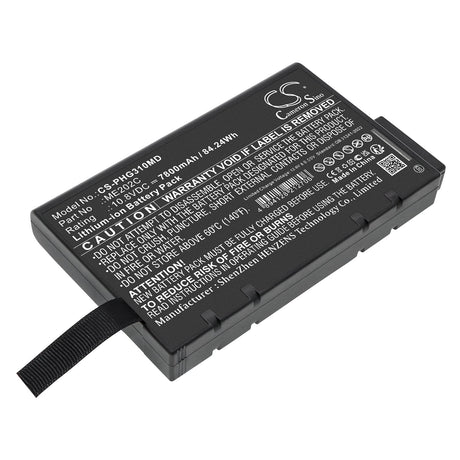 10.8V, Li-ion, 7800mAh, Medical battery fits Philips, Goldway G30e, 84.24Wh Medical Cameron Sino Technology Limited (Medical)