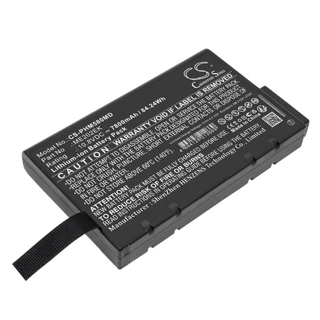10.8V, Li-ion, 7800mAh, Medical battery fits Philips, Goldway G50, Battery model Me202ek, 84.24Wh Medical Cameron Sino Technology Limited (Medical)
