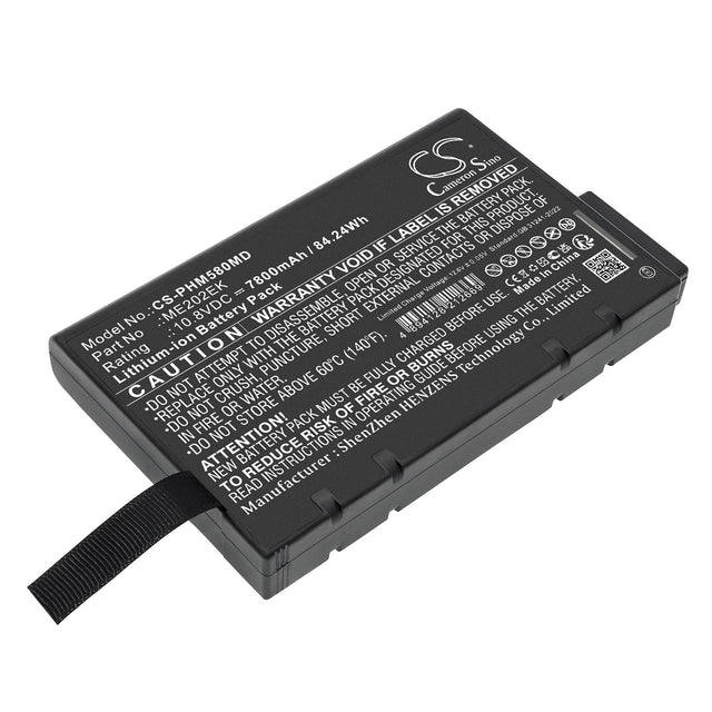 10.8V, Li-ion, 7800mAh, Medical battery fits Philips, Goldway G50, Battery model Me202ek, 84.24Wh Medical Cameron Sino Technology Limited (Medical)
