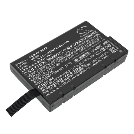 10.8V, Li-ion, 7800mAh, Medical battery fits Philips, Philips Pagewriter Tc70, 84.24Wh Medical Cameron Sino Technology Limited (Medical)
