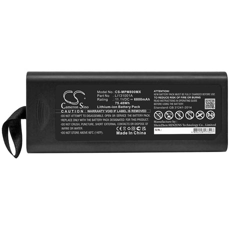 11.1V, Li-ion, 6800mAh, Medical battery fits Mindray, 115-018012-00, Accutorr 3, Accutorr 7, 75.48Wh Medical Cameron Sino Technology Limited (Medical)
