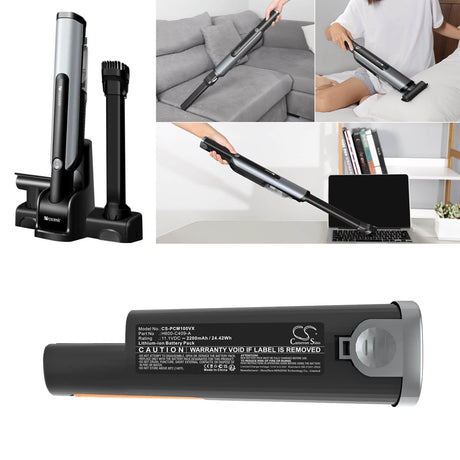 11.1V, Li-ion, 2200mAh, Vacuum battery fits Proscenic, S1, S1 Handheld Vacuum, 24.42Wh Vacuum Cameron Sino Technology Limited
