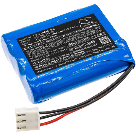 11.1V, Li-ion, 3400mAh, Medical battery fits Comen, 022-000113-00, Cm300, M200, 37.74Wh Medical Cameron Sino Technology Limited (Medical)