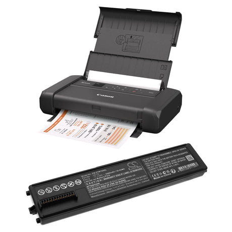 11.1V, Li-ion, 3500mAh, Printer battery fits Canon, Pixma Tr150 Portable Printer, 38.85Wh Printer Cameron Sino Technology Limited