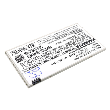 11.1V, Li-ion, 4150mAh, Medical battery fits Iray, Battery-kv, Mars1417v, Mars1417v Flat Panel Detector, 46.07Wh Medical Cameron Sino Technology Limited (Medical)