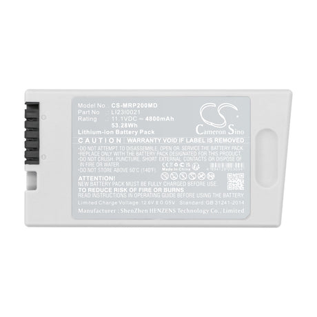 11.1V, Li-ion, 4800mAh, Medical battery fits Mindray, 0146-00-0091-01, Dp-10, Dp-10vet, 53.28Wh Medical Cameron Sino Technology Limited (Medical)