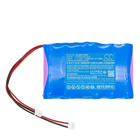 11.1V, Li-ion, 5200mAh, Speaker battery fits Brookstone, 154544, Big Blue Party, 57.72Wh Speaker Cameron Sino Technology Limited