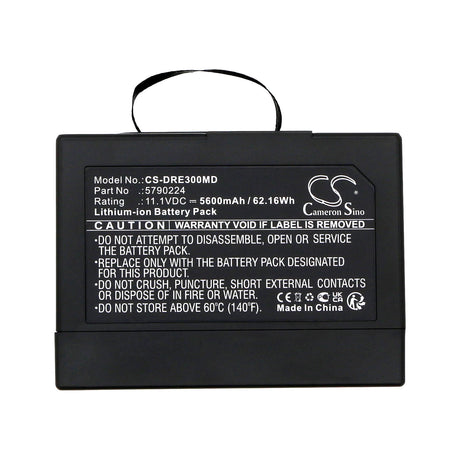 11.1V, Li-ion, 5600mAh, Medical battery fits Drager, 5790224, Oxylog Ve300, 62.16Wh Medical Cameron Sino Technology Limited (Medical)