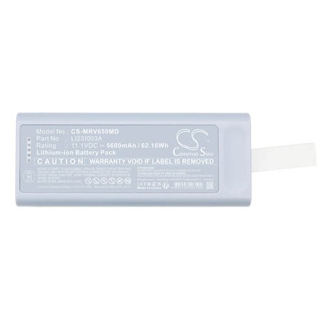 11.1V, Li-ion, 5600mAh, Medical battery fits Mindray, 022-000248-00, Benevision N19, Benevision N22, 62.16Wh Medical Cameron Sino Technology Limited (Medical)