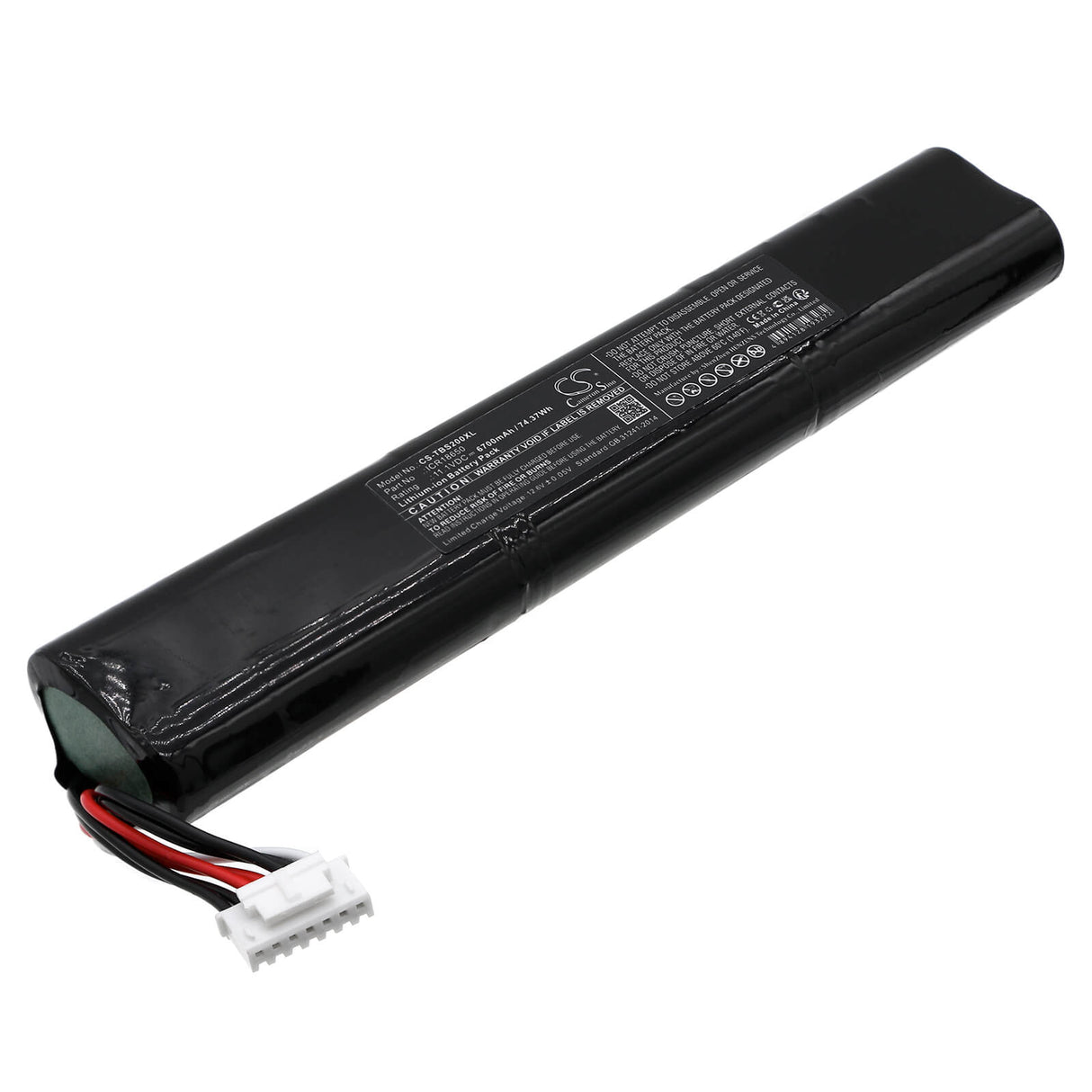 11.1V, Li-ion, 6700mAh, Speaker battery fits Teufel, Boomster 2020, 74.37Wh Speaker Cameron Sino Technology Limited