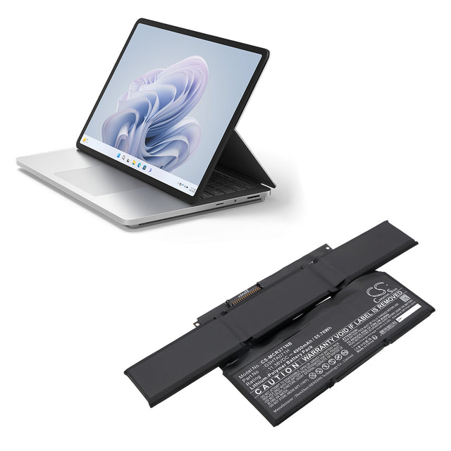 11.38V, Li-Polymer, 4900mAh, Notebook, Laptop battery fits Microsoft, Surface Laptop Studio 1964, Surface Laptop Studio 1964 14., 55.76Wh Notebook, Laptop Cameron Sino Technology Limited