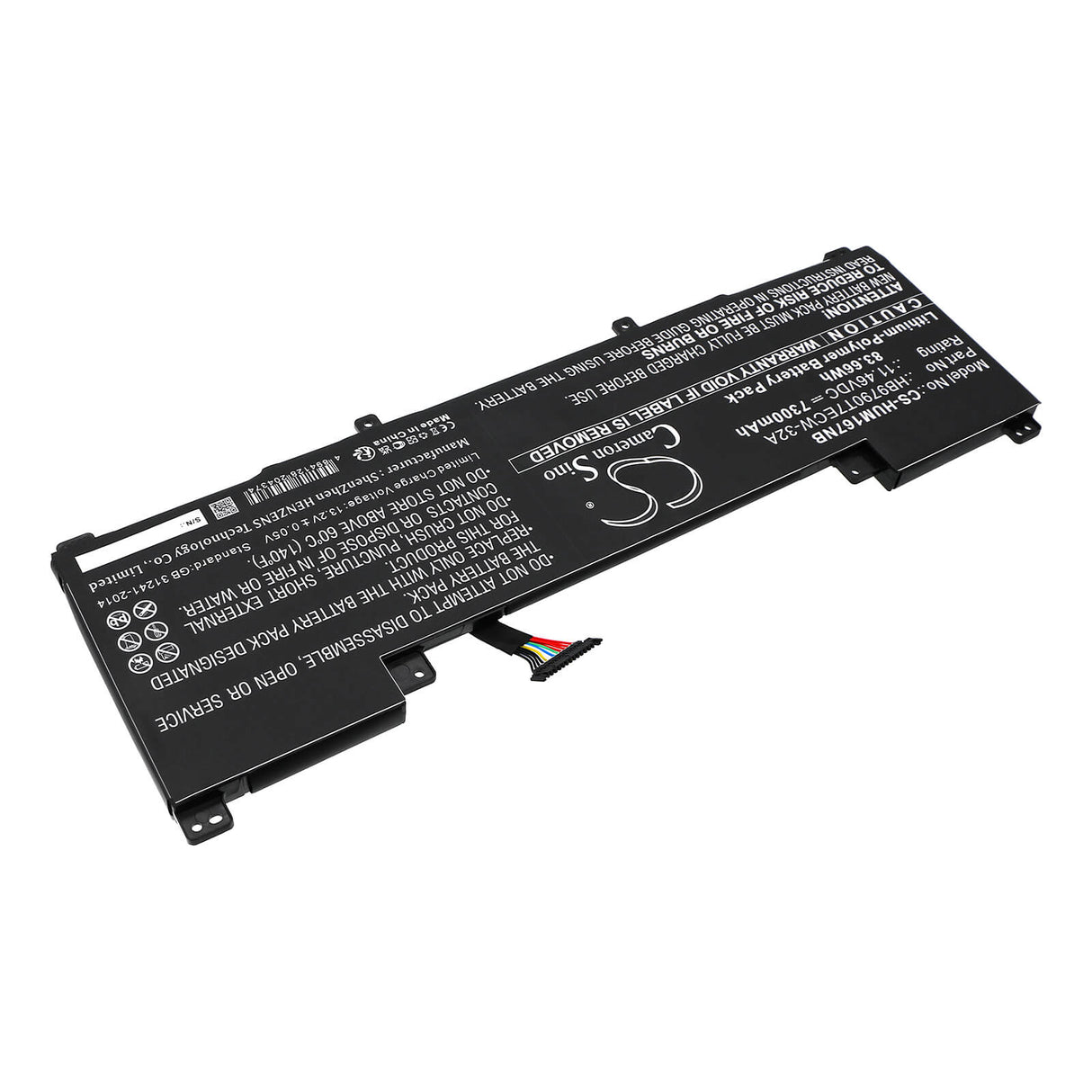 11.46v, Li-polymer, 7300mah, Notebook battery Fits Huawei Matebook 16 Crem-wfd9, Matebook 16 Crem-wfg9, 83.66wh Notebook, Laptop Cameron Sino Technology Limited   